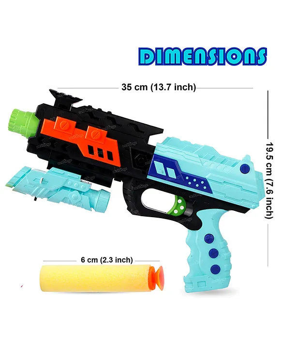 3 in 1 Shooting Game Gun Toy with 10 Soft Darts Shooter & 600 Pcs Jelly Balls Shots, Eye Goggle Toys Gun for Boys Girls