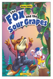 Fairy Tale Story Book of The Fox and The Sour Grapes | Book For Children | English, Hardcover, Kamal | English & Hindi in Both language | Set of 1 Piece |