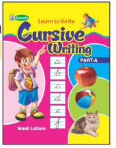 Kamal Cursive Writing Book for Kids | Paperback, Kamal Book Depot | Smart Books For Smart Kids | Part - A