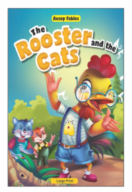 Fairy Tale Story Book of The Rooster and The Cats | Book For Children | English, Hardcover, Kamal | English & Hindi in Both language | Set of 1 Piece |