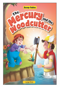 Fairy Tale Story Book of The Mercury and The Woodcutter | Book For Children | English, Hardcover, Kamal | English & Hindi in Both language | Set of 1 Piece |