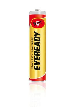 Eveready Carbon Zinc AA Batteries - 1.5 Volt, Highly Durable & Leak Proof, 10 pcs Gold