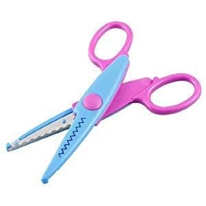 Amkay Art and Craft Zig zag Paper Shape Cutter Scissor for DIY Craft Work, Project Work and Border Making (Set of 1)