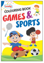 Kamal Lovely Colouring book of Games & Sports | Paperback, Kamal Book Depot | Smart Books For Smart Kids |