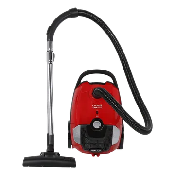 Croma 1600W Dry Vacuum Cleaner with Cyclonic Technology (Reusable Dust Bag, Red) (RD)