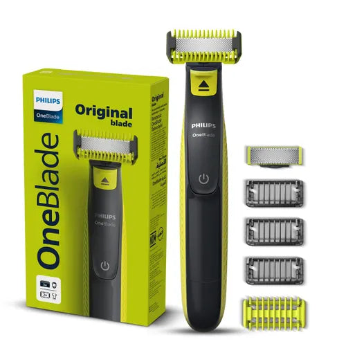 Philips OneBlade Turbo2X Face & Body Trim, Edge, Shave | Perfected for Skin Comfort | Dual Protect Tech | Suits all skin types & beard thickness, Wet & Dry Use | Electric Trimmer for Face and Private Parts, QP2824