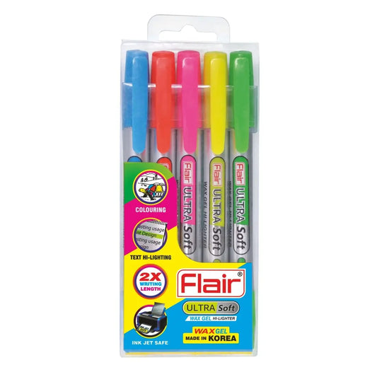 FLAIR Ultra Soft Wax Gel Highlighter ( Pack Of 1 ), Multicolor - Image #1