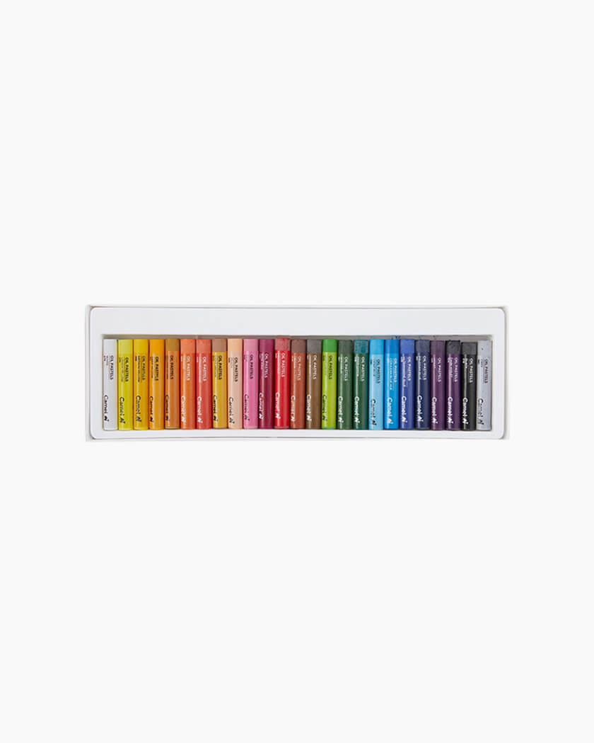 Camlin Oil Pastels Junior 25 Shades – Rich & Smooth Colours with Scraping Tool