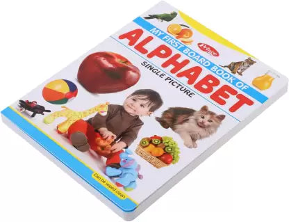 Kamal My First Board Book Of Alphabet Single Picture|Smart Books For Smart Kids