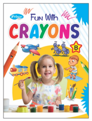 Kamal Crayons Colouring Books for Kids | Smart Books For Smart Kids | Set of 8 Books