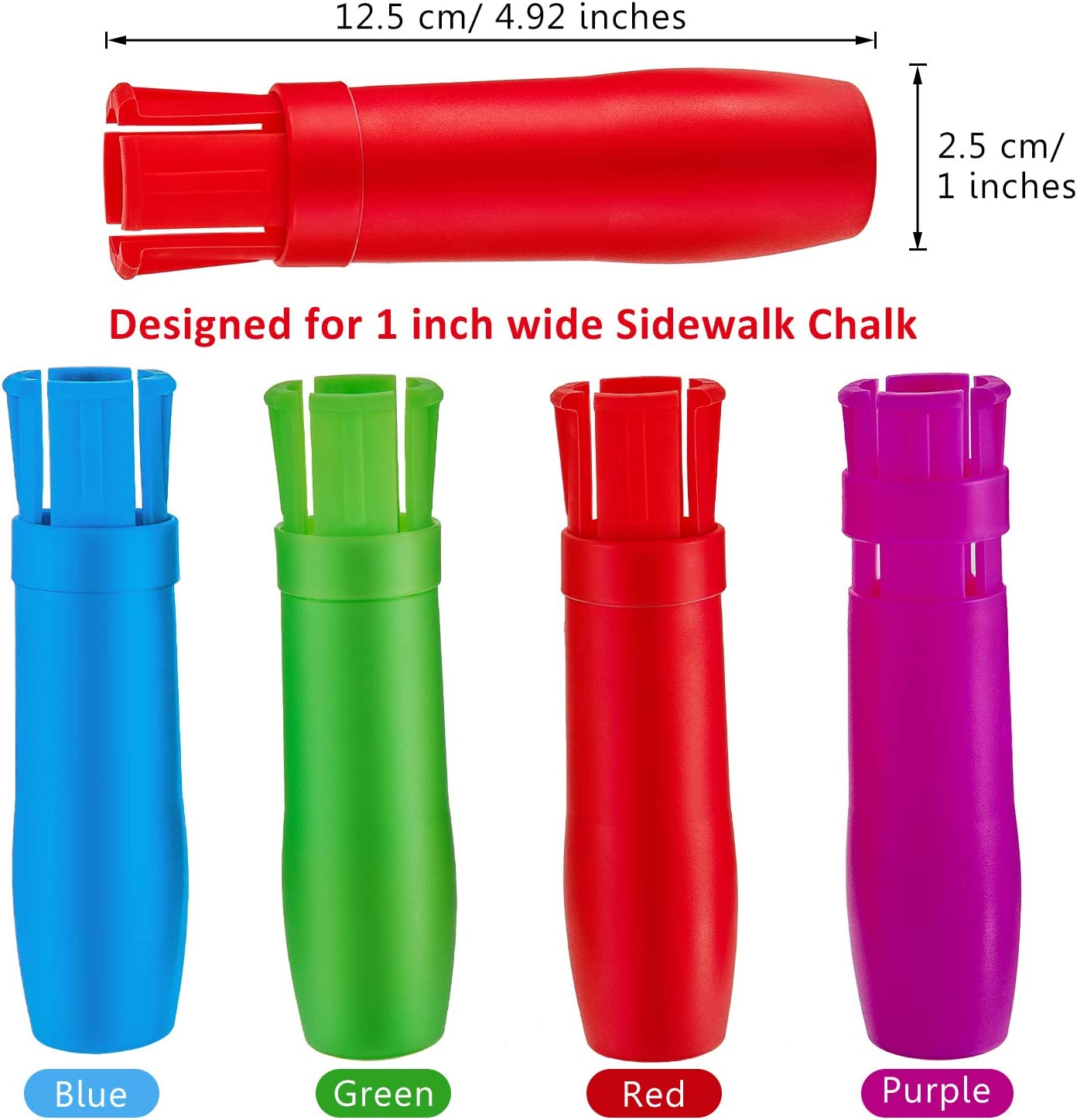 DOMS Chalk Holders Chalk Holder Jumbo Plastic Adjustable Chalk Clip Holder for Kids Teachers Students Office or Classroom