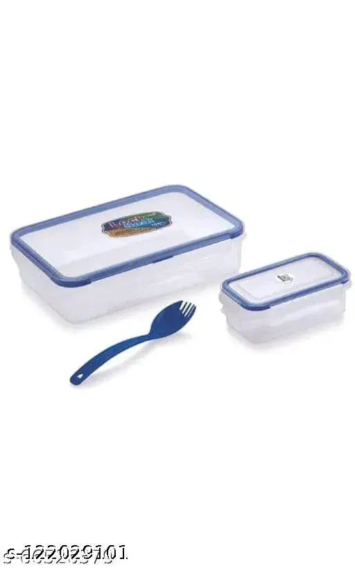 SKI lock and seal 550 2 Containers Lunch Box  (550 ml)