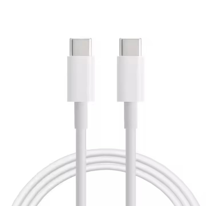 iPhone 20W PD Fast Charger Adapter with 1 Meter Type C to C Data Syn. Cable Compatible with iPhone 16/16 Plus/16 Pro/16 Pro Max, 15/15 Plus/15 Pro/15 Pro Max, Laptop & Other C Type Devices   (LUX)