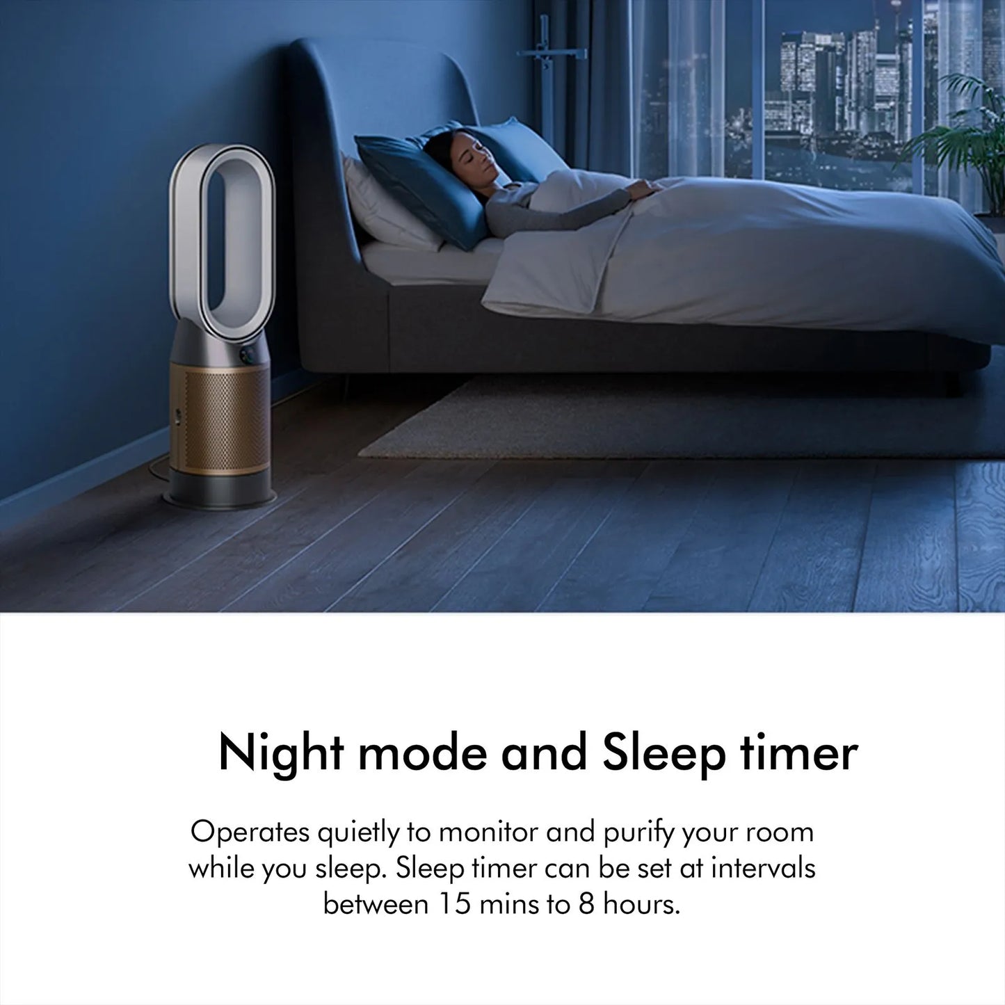 Dyson Hot and Cool HP12 Air Purifier with Remote Control (Allergy Friendly, White & Gold)