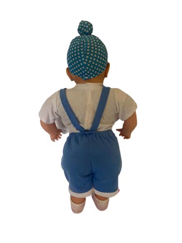 SCOFFCO Kid's PVS and Plastic Doll Toys - Happy Singh Sr Figure, Blue