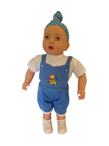 SCOFFCO Kid's PVS and Plastic Doll Toys - Happy Singh Sr Figure, Blue