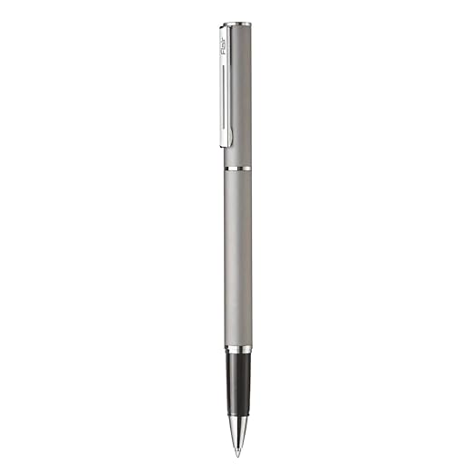 FLAIR Platinum Series Prime Designer Metal Roller Ball Pen Box Pack | Elegant Color Finish With Chrome Plated Trims | Comfortable Grip For Smudge Free Writing | Blue Ink, Pack of 1