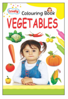 Kamal Lovely Colouring book of vegetables | Paperback, Kamal Book Depot | Smart Books For Smart Kids |