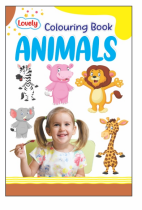 Kamal Lovely Colouring book of Animals | Paperback, Kamal Book Depot | Smart Books For Smart Kids |