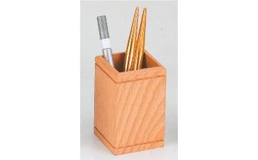 Kebica pen stand /pencil  holder t-18 woodern big square 105" x 8" x 8" cm