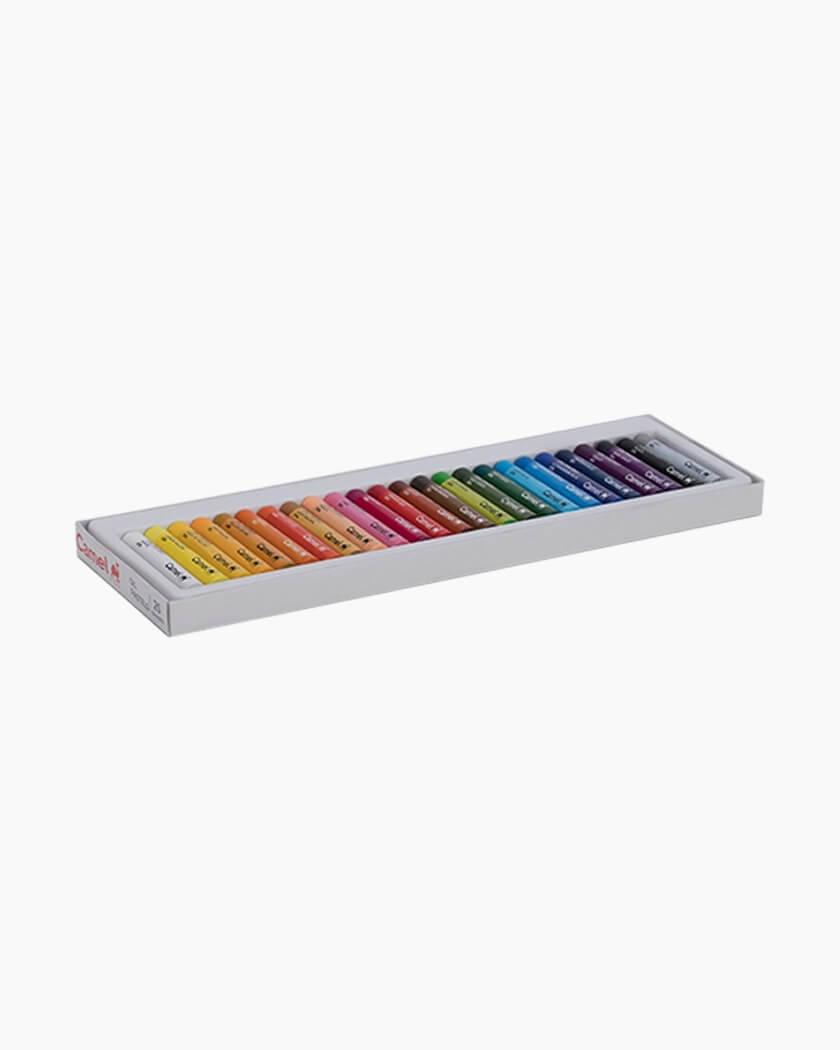 Camlin Oil Pastels Junior 25 Shades – Rich & Smooth Colours with Scraping Tool