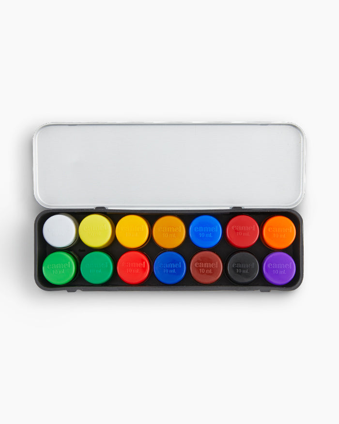 Camlin Poster Colours 14 Shades Set – Smooth, Vibrant & Easy to Use | Ideal for School Projects & Art |