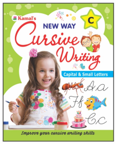 Kamal Cursive English Writing Book Of Capital & Small Letters | Smart Books For Smart Kids | Pack of 1