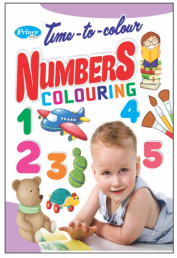 Kamal Book Time to Colouring of Numbers | Smart Books For Smart Kids |