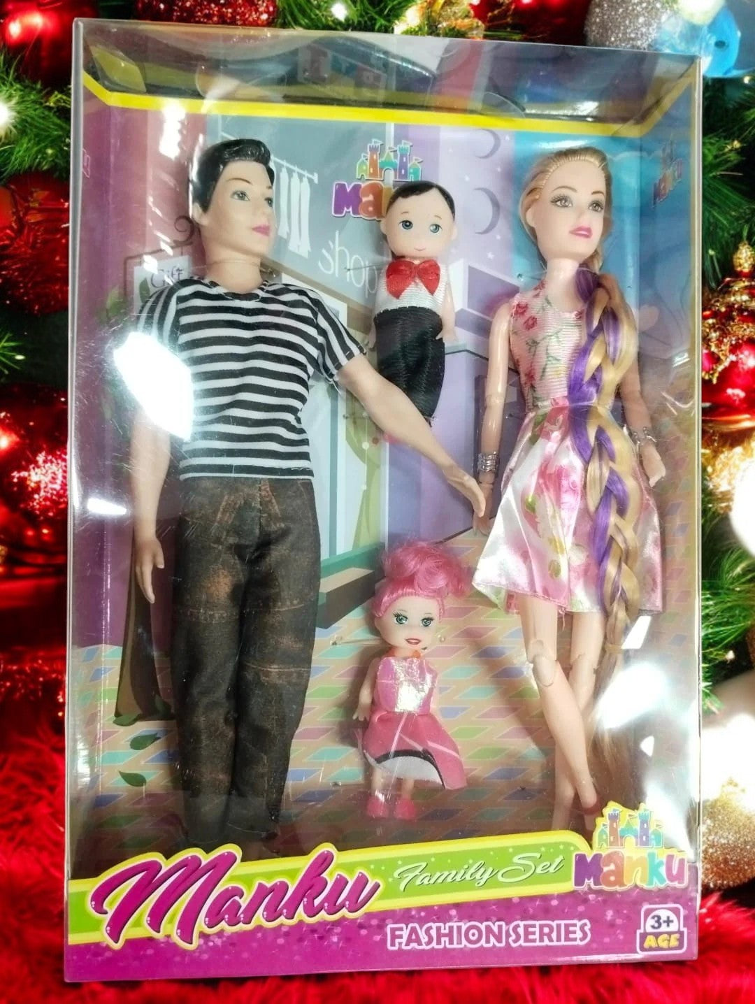 Manku Family Set Doll - Assorted Design - Color