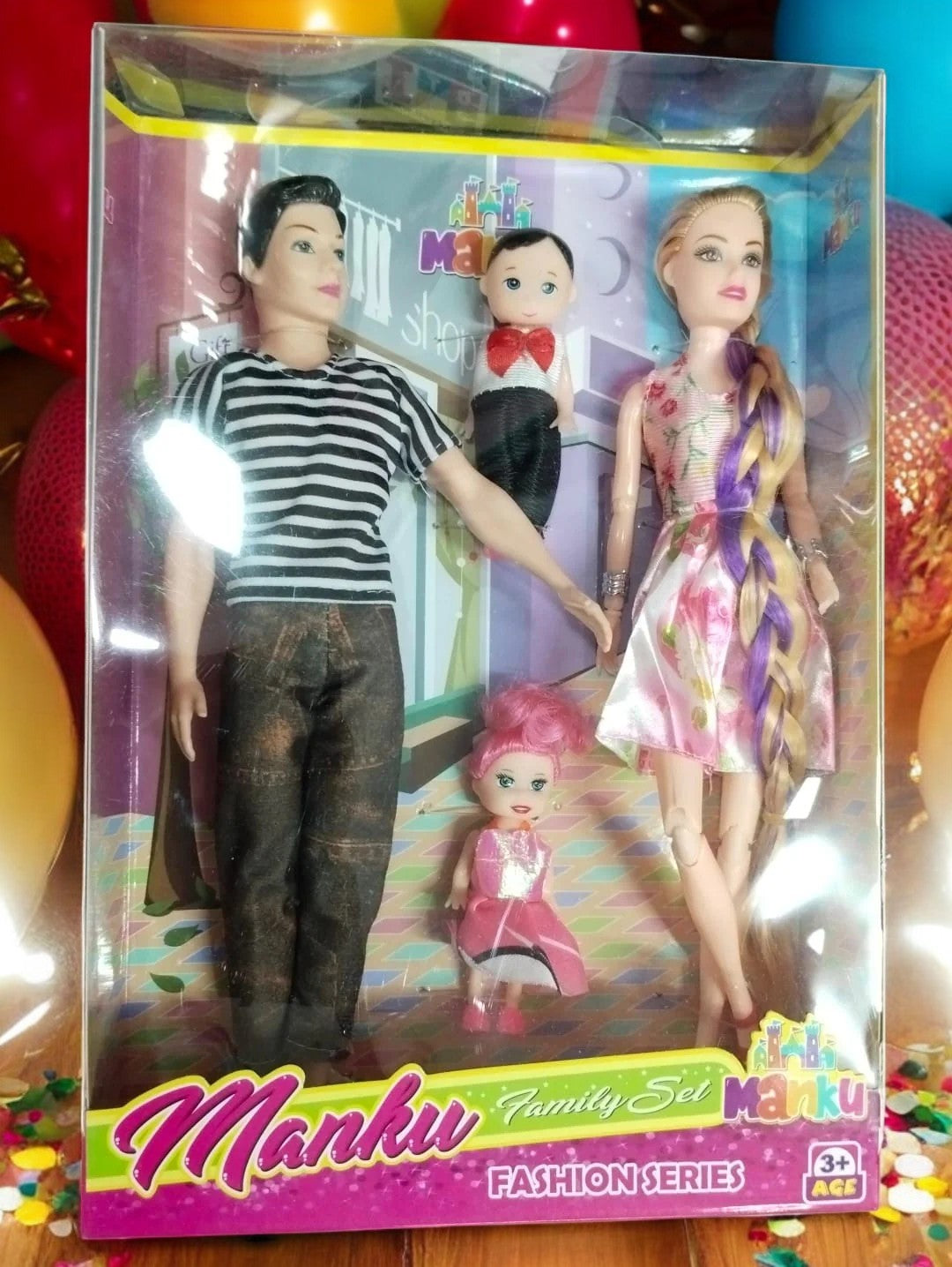 Manku Family Set Doll - Assorted Design - Color