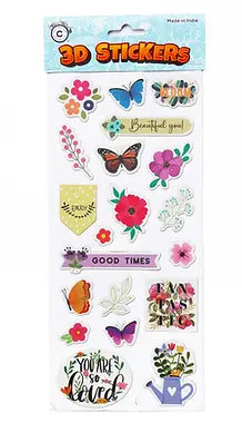3d stickers- singles