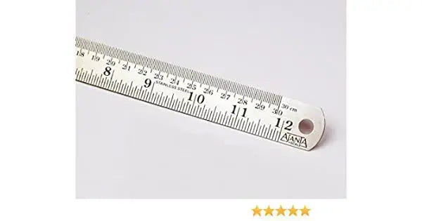 Ajanta Steel Ruler Scale  30 CM - Image #6