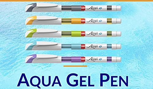 Cello Aqua Gel Pens Blue [pack of 10]