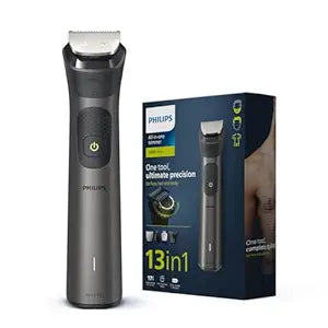 Philips India's No.1 Men's Trimmer | Pro Beardsense Technology | Precision Trimming |13-In-1 | Face,Body & Private Parts | 2 Year Warranty I 120 Min Runtime