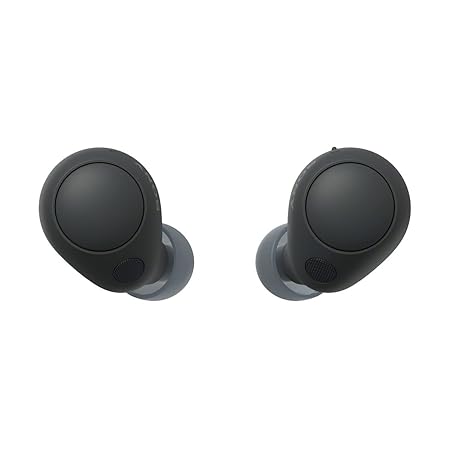 Sony WF-C700N Noise Cancellation Bluetooth Earbuds with Mic, TWS, Up to 15Hrs Battery, Adaptive Sound Control- Black Model: YY2968 (TS)