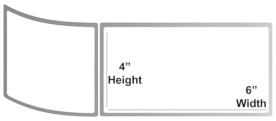 KIYA 100x150  chromo 250 label is a popular size for shipping and product labeling in e-commerce. These labels are commonly used for shipping labels