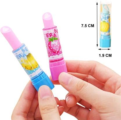Amkay Lipstick Style Rubber Eraser for Return Gift (Pack of 1)