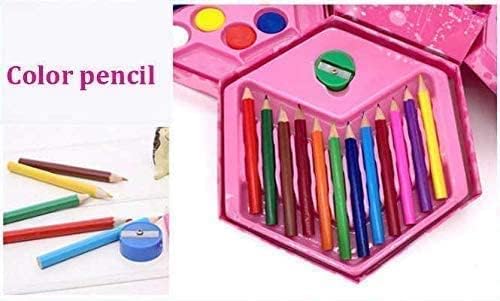 AMKAY Colors Box Color Pencil, Crayons, Water Color, Sketch Pens Set Of 46 Pieces Art Set For Kids Boys & Girls Best Educational (Color & Design For Kids)