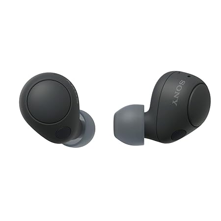 Sony WF-C700N Noise Cancellation Bluetooth Earbuds with Mic, TWS, Up to 15Hrs Battery, Adaptive Sound Control- Black Model: YY2968 (TS)