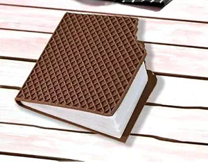 Cute Chocolate-Themed Notebook Set – SHAPED SMELL NOTEBOOKS PO4 ( OREO , DAIRYMILK , LOTUS , WAFFLE 1 PC EACH) (SKJ) (Pack of 4)