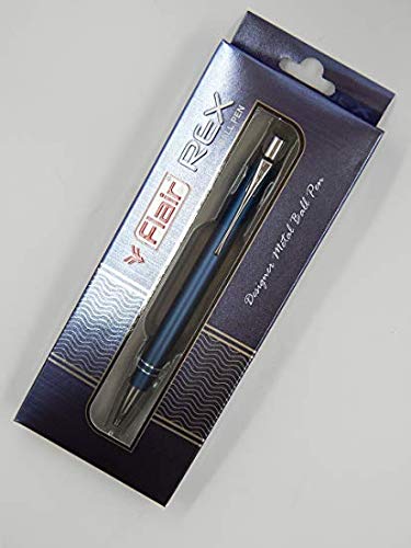 Flair Rex Designer Metal Blue Ball Pen