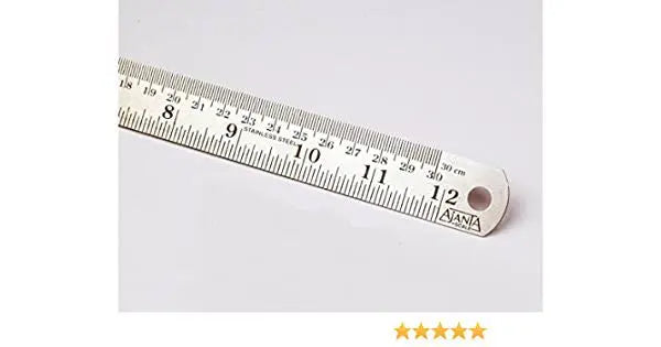 Ajanta Steel Ruler Scale  30 CM - Image #6