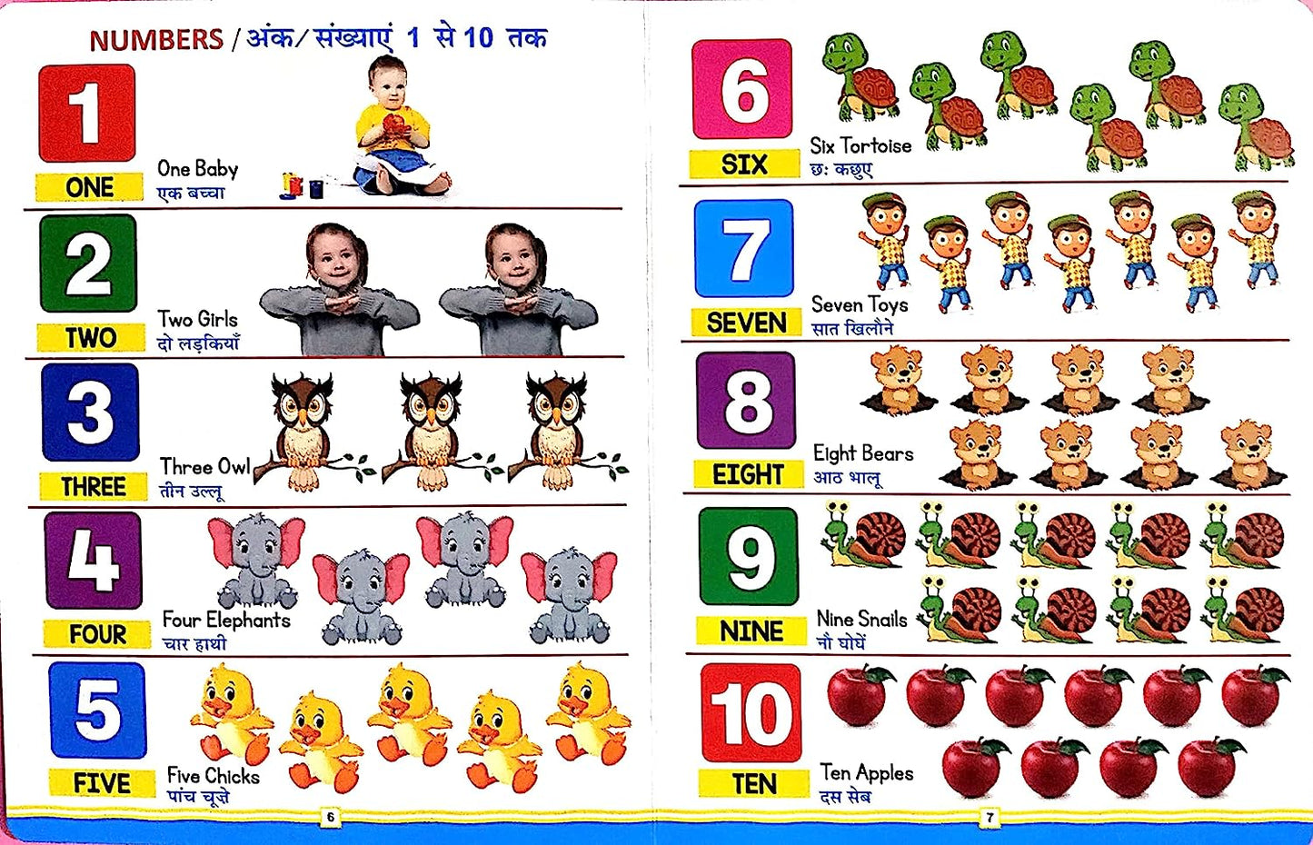 Kamal My First Board Book of All-In-One (English-Hindi) Set of 1 Practice Books For Children (Paperback, Kamal Book Depot)