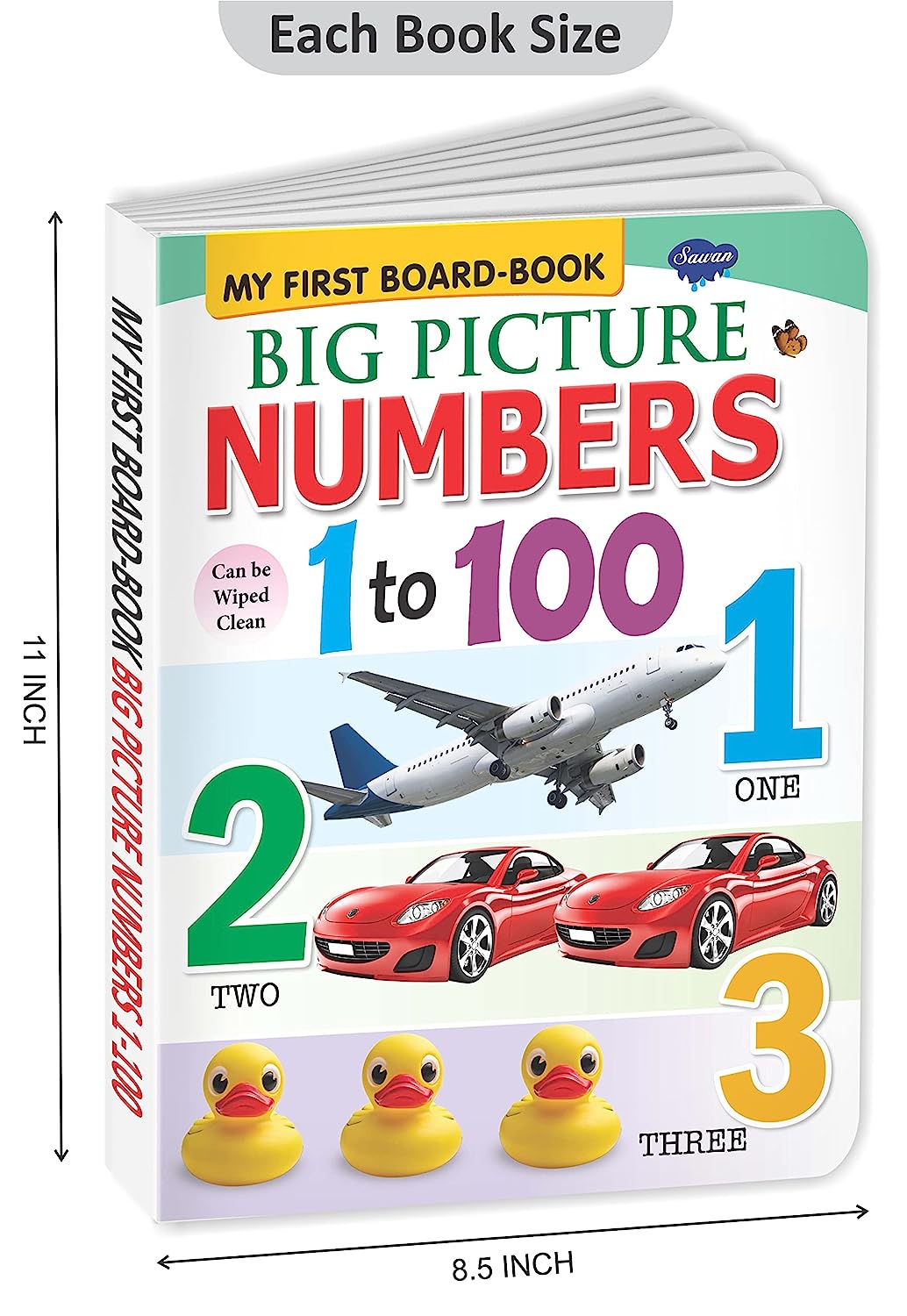 Kamal My First Big Picture Numbers 1 to 100 Board Book