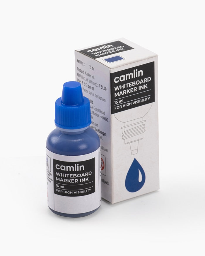 Camlin White Board Marker Ink 15ml | Refill Ink | Bold & Smooth Writing | Ideal for Office, School & Home