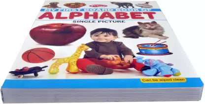 Kamal My First Board Book Of Alphabet Single Picture|Smart Books For Smart Kids