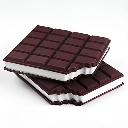 Cute Chocolate-Themed Notebook Set – SHAPED SMELL NOTEBOOKS PO4 ( OREO , DAIRYMILK , LOTUS , WAFFLE 1 PC EACH) (SKJ) (Pack of 4)