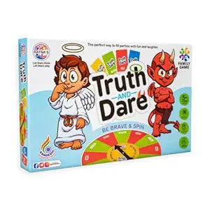 Ratna's Truth & Dare Party Board Game Picnic Family Games for Kids & Adults