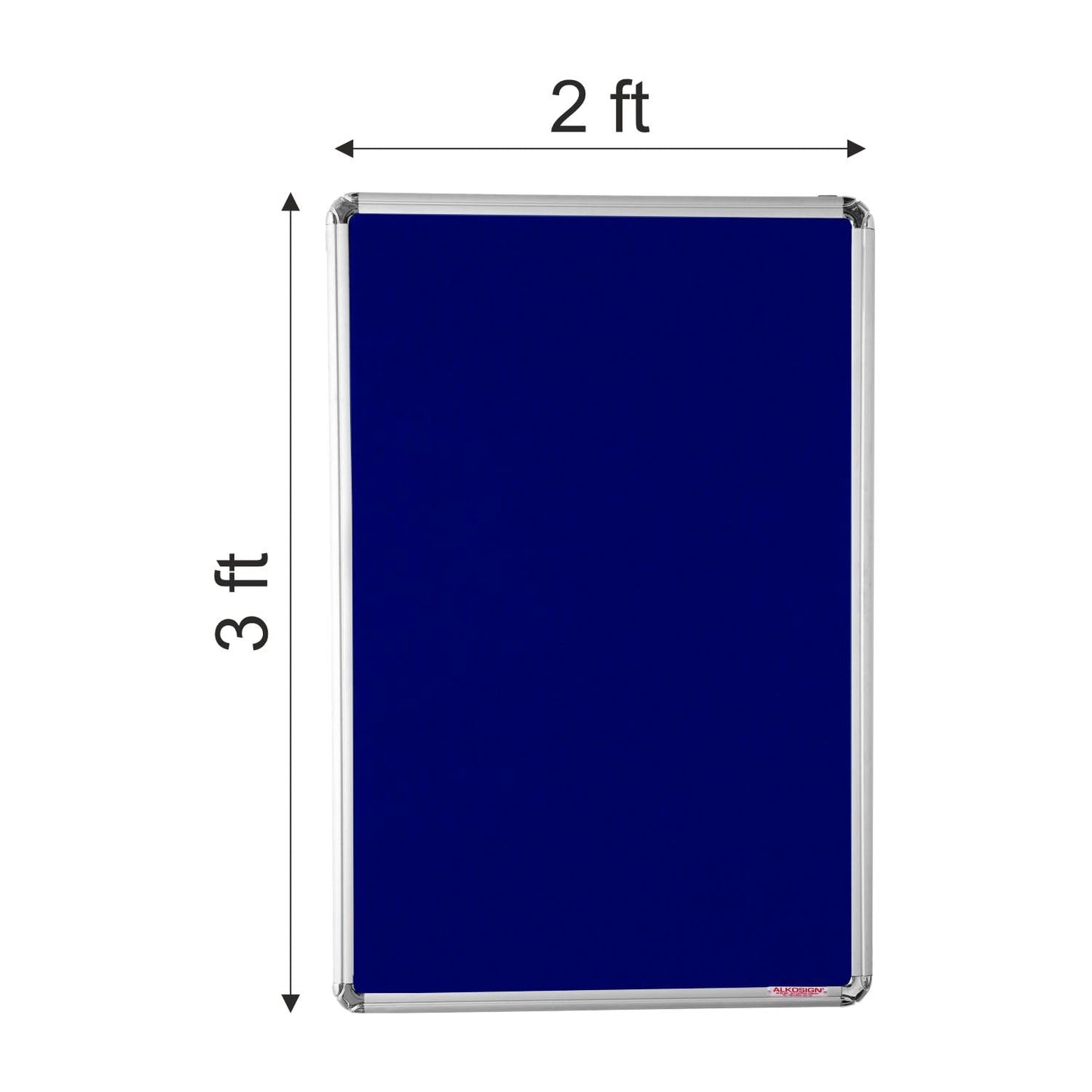 Digismart Noticeboard Classic Channel (Blue) for Office, Home & School Aluminum (Pack of 1) (Non Magnetic)
