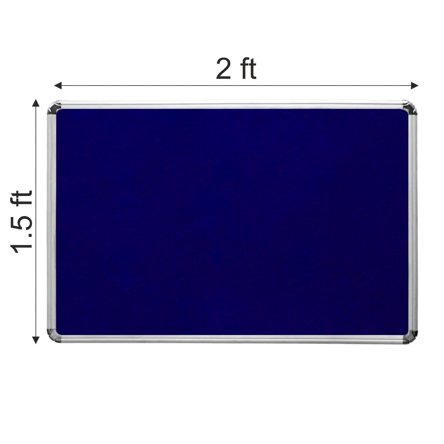 Digismart Noticeboard Nova Channel (Blue) for Office, Home & School Aluminum Frame (Pack of 1) (Non Magnetic)